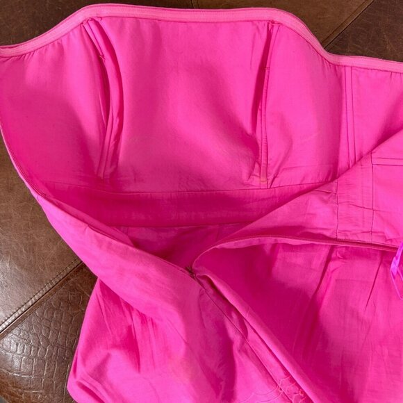VINEYARD VINES Fish Eyelet Strapless Dress Pink Sz 6 EUC - Picture 5 of 7